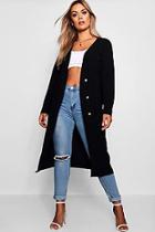 Boohoo Plus Maddie Crepe Button Down Duster