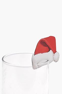 Boohoo Santa Hat Glass Decorations
