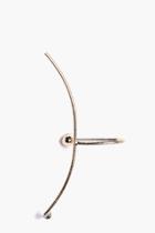 Boohoo Lillie Thin Ear Cuff Gold