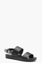 Boohoo Emily Cleated Two Part Flat Sandals