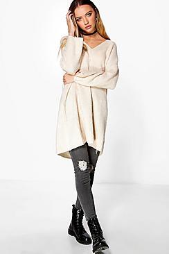 Boohoo Esme Oversized Wide Sleeve Jumper