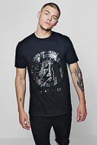 Boohoo Iridescent Foil Tee