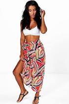 Boohoo Tilly African Tribal Print Sarong