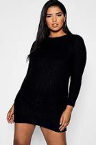 Boohoo Plus Maria Soft Knit Jumper Dress