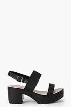 Boohoo Ella Two Part Cleated Sandals