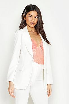 Boohoo Single Breasted Tailored Blazer