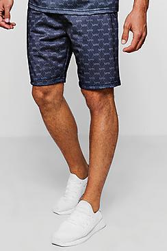 Boohoo Man Repeat Mid Length Short