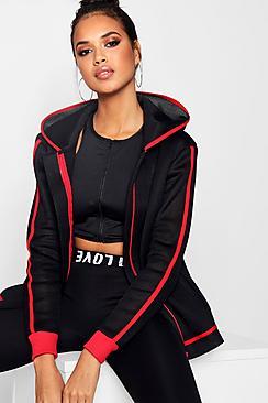 Boohoo Hallie Fit Mesh Running Jacket