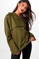 Boohoo Elizabeth Athleisure Oversized Hoodie