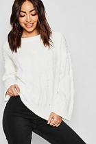 Boohoo Chenille Cable Jumper