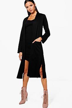 Boohoo Saskia Pocket Duster