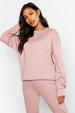 Boohoo Mother Of The Bride Embroidered Sweater