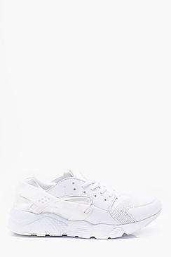 Boohoo Running Trainer With Heel Detail