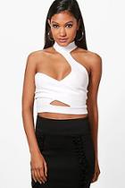Boohoo Charlie Cut Out Choker Bandeau