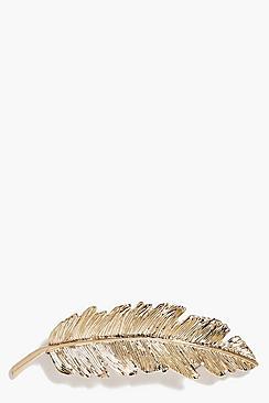 Boohoo Sofia Feather Hair Slide