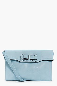 Boohoo Evie Bow Detail Oversized Body Bag