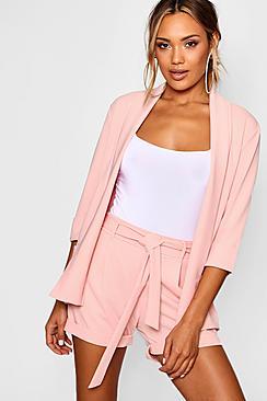 Boohoo Woven Blazer & Shorts Co-ord