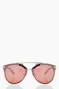 Boohoo India Bridged Frameless Sunglasses