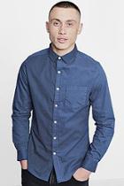 Boohoo Smart Polka Dot Print Slim Fit Shirt