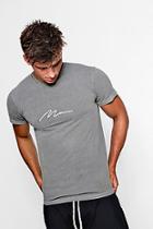 Boohoo Man Signature Washed T-shirt