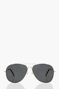 Boohoo Gold Framed Aviators