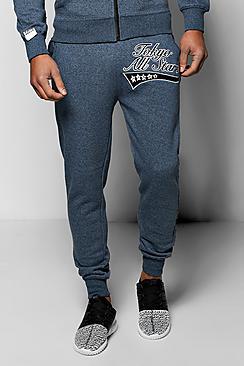 Boohoo Tokyo All Stars Salt And Pepper Joggers
