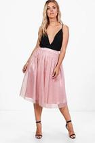 Boohoo Plus Charlotte Twill Skirt