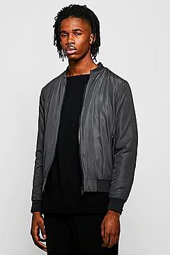Boohoo Nylon Bomber Jacket