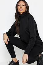 Boohoo Fit High Neck Gym Sweat