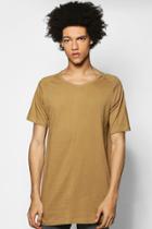 Boohoo Cut And Sew Nepp T-shirt Khaki