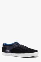 Boohoo Real Suede Vox Mid Top Trainer