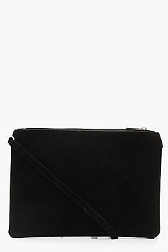 Boohoo Suedette Cross Body