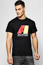 Boohoo Alpha Neon Printed T-shirt