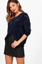 Boohoo Sian Cropped Chenille Jumper