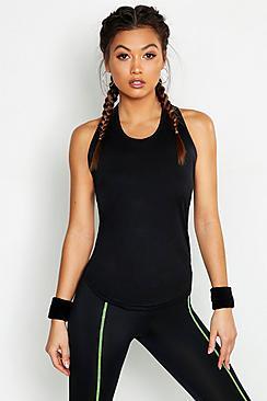 Boohoo Fit Racer Back Running Vest