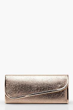 Boohoo Piping Trim Metallic Asymetric Clutch
