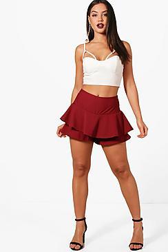 Boohoo Ria Ruffle Skort