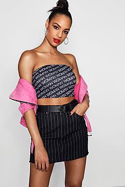 Boohoo Ruby Woman Printed Bandeau