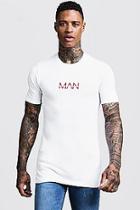 Boohoo Muscle Fit Red Original Man Print T-shirt