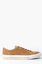 Boohoo Camel Suedette Lace Up Trainers