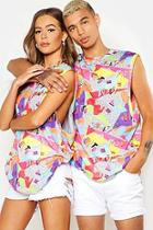 Boohoo Pride Loose Fit Tank With Unity Print