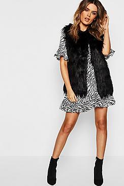 Boohoo Faux Fur Gilet