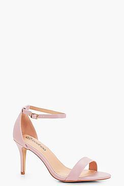 Boohoo Lois Low Heel Two Part Sandal
