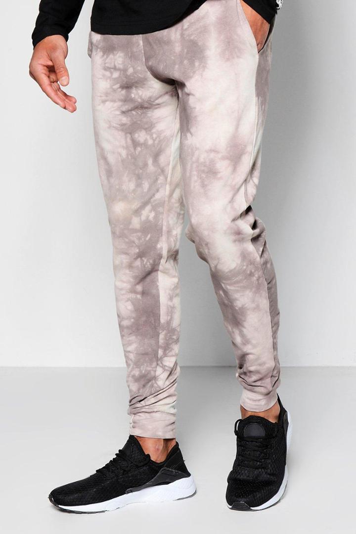 Boohoo Tie Dye Shorts Purple