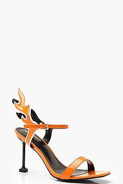 Boohoo Flames Interest Heel 2 Parts