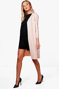 Boohoo Frill Sleeve Duster