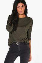 Boohoo Lucy Heart Front Jumper