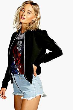 Boohoo Erin Scuba Ma1 Bomber