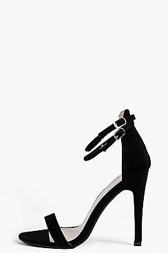Boohoo Lola Double Ankle Band 2 Part Heel