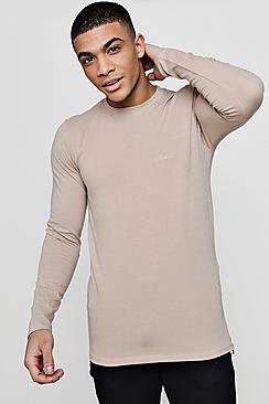 Boohoo Man Signature Long Sleeve Muscle Fit T-shirt